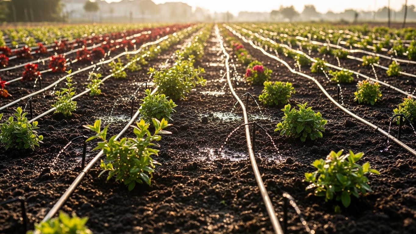 لوله آبیاری قطره ای ضخامت 12میلیمتری فشار8 - PE40