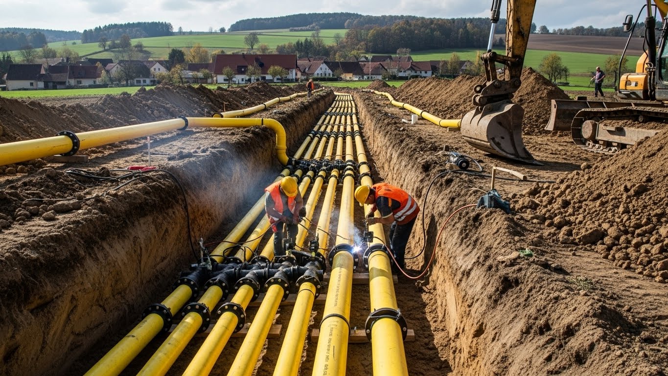 لوله گازرسانی 90 میلی متری .6SDR13